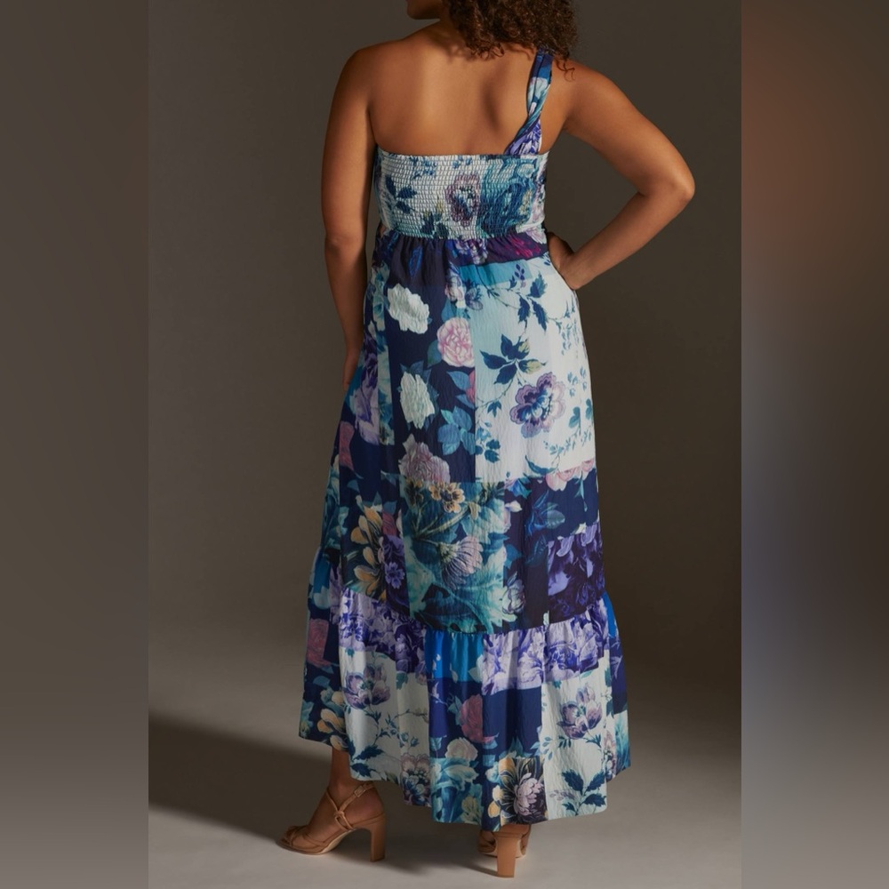 Maeve by Anthropologie One-Shoulder Maxi Dress Women’s size 2X - Picture 3 of 16